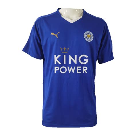 Vintage Soccer Jersey Leicester City Home 2015/16 | Gogoalshop