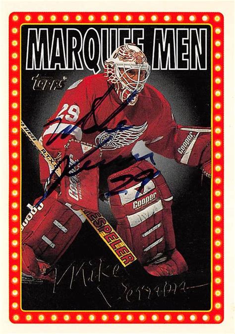 Mike Vernon autographed Hockey Card (Detroit Red Wings) 1995 Topps ...