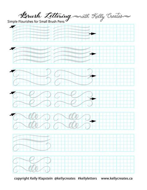 A Free Worksheet with Flourishes! | Lettering, Flourish calligraphy ...