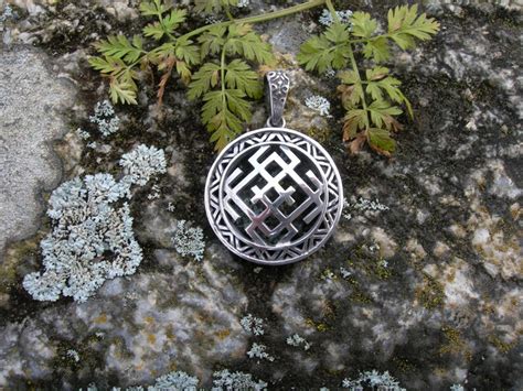 Belobog Slavic Symbol pendant. Slavic Swastika. Handmade | Etsy