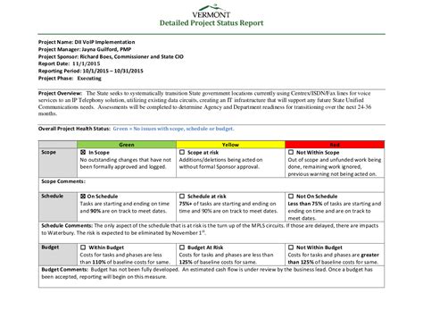 Simple Project Status Report - 8+ Examples, Format, Pdf