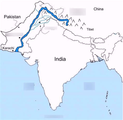 Ancient Map Of Indus River Valley