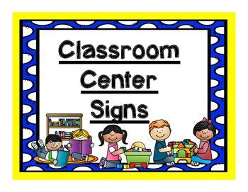 FREE Classroom Center Signs | Classroom center signs, Classroom centers, Preschool centers