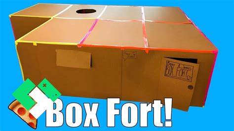 Cardboard Box Fort