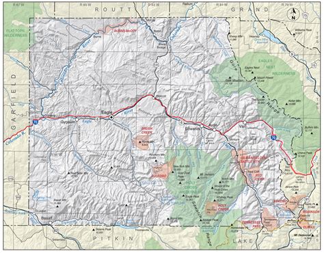 Eagle County Colorado Map | secretmuseum