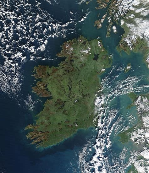 Free photo: Ireland, Aerial, Satellite Image - Free Image on Pixabay ...