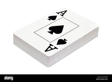 Deck of playing cards face view - ace, aces Stock Photo - Alamy