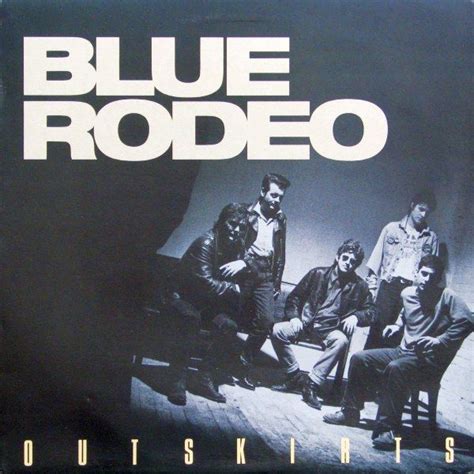 blue rodeo album cover with four men sitting in chairs