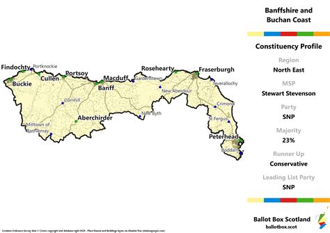 North East Region – Banffshire and Buchan Coast Constituency Map – Ballot Box Scotland