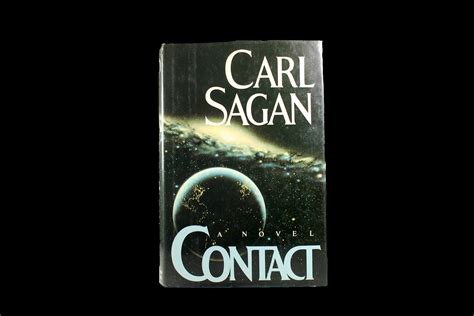 Hardcover Book, Contact, Carl Sagan, Science Fiction, Novel, Literature, Space Exploration