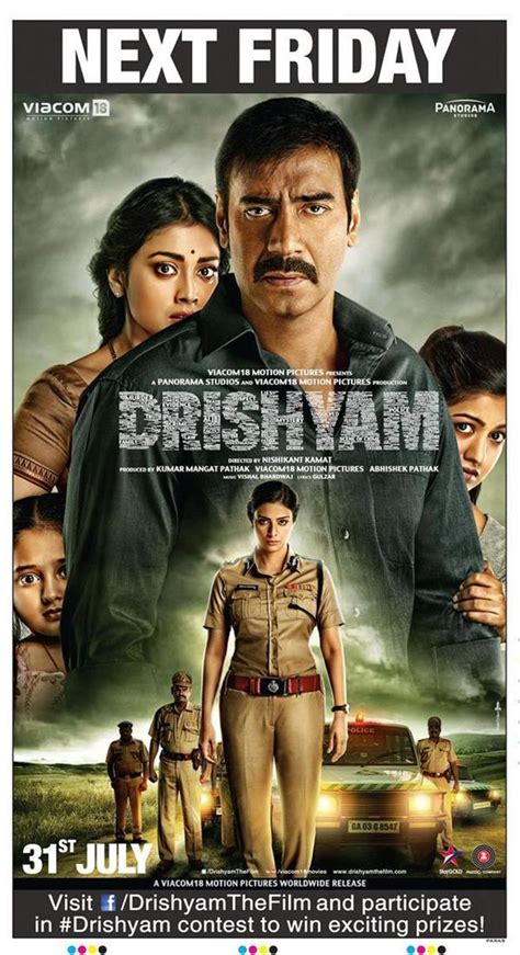 Drishyam New Poster Hindi Movie, Music Reviews and News