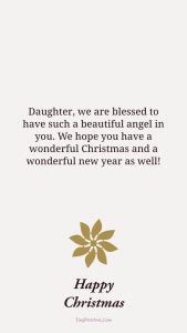 70 Christmas Messages for Daughter - Happy Christmas Wishes – Tiny Positive