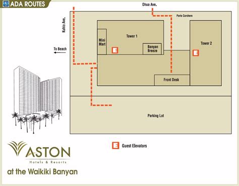 Map Layout Aston at the Waikiki Banyan