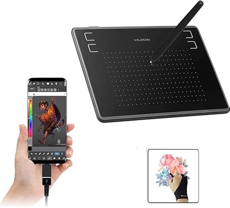 Amazon.com: HUION Inspiroy H430P OSU Graphic Tablets Student Drawing Tablet with Glove and 4 ...