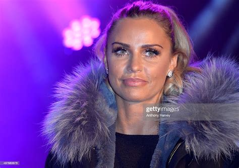 as Katie Price switches on the Woking Shopping Christmas Lights at on... News Photo - Getty Images