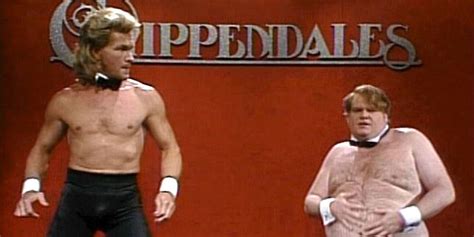 Chris Farley & Patrick Swayze's SNL Chippendales Sketch Is HATED By ...