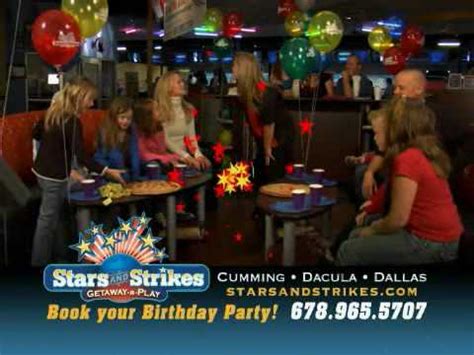 Stars and Strikes Birthday Parties (Atlanta) - YouTube