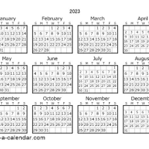 2023 Calendar by Month | Qualads