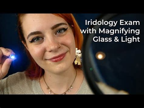 ASMR Iridology Examination with Magnifying Glass & Light 🌟 | Soft Spoken Pseudoscience RP