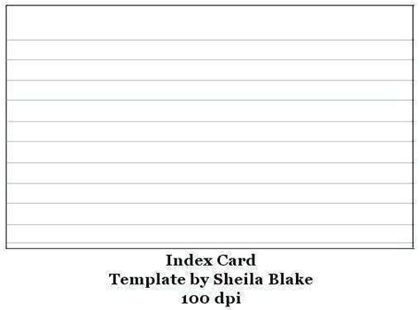 4X6 Ruled Index Card Template - Cards Design Templates