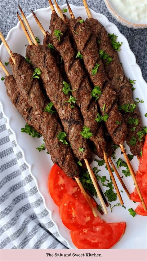 Lebanese Kafta Kabob - Salt & Sweet