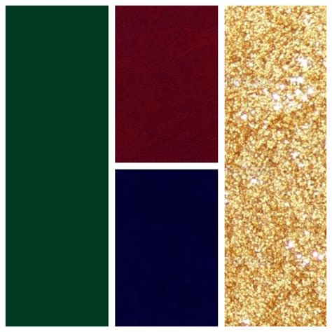 Burgundy navy blue gold green color palette card zazzle – Artofit