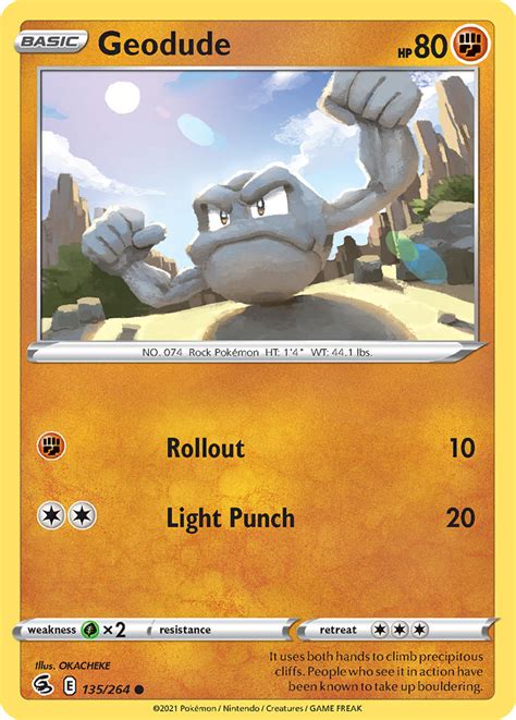 Geodude · Fusion Strike (FST) #135 ‹ PkmnCards