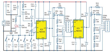 Signal Generator and Inverter Using NE555 Timers | Full DIY Projects Step Down Transformer ...