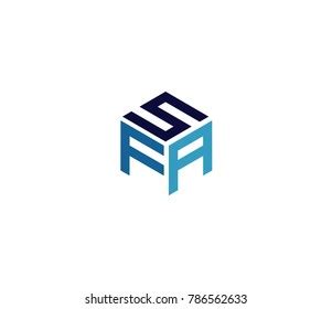 Three Letter Icon Letter Sfa Logo Stock Vector (Royalty Free) 786562633 | Shutterstock