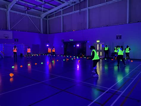 Glow in the dark dodgeball | Penwortham Priory Academy