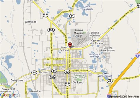 Map Of Deland Florida | Maps Of Florida