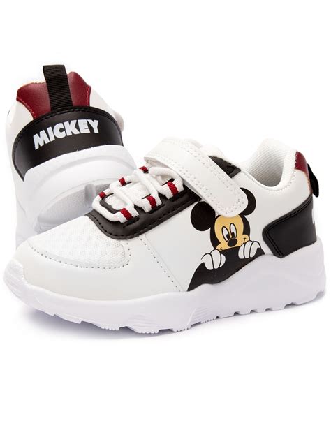 Disney Mickey Mouse Kids Sport Shoes White — Vanilla Underground