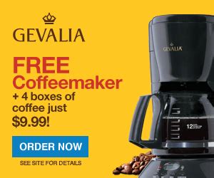 Free Gevalia Coffee Maker