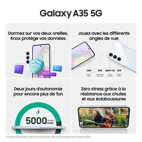 Samsung Galaxy A35 5G : Test, Analyse et Recommandation - HTCN : Les infos technos