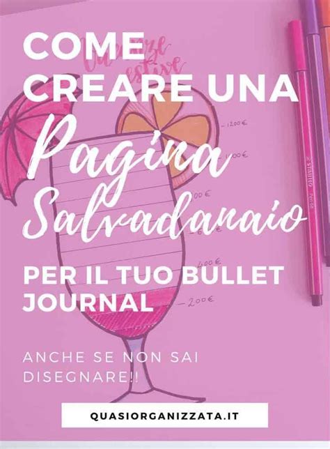 Crea una Pagina Salvadanaio per il tuo Bullet Journal | Bullet journal, Salvadanaio e Agende ...