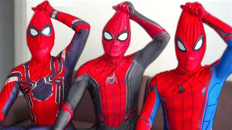 TRIPLE SPIDER-MAN in real life | Pro Parkour and Fighting Bad Guys (3 Người Nhện Đỏ) - YouTube