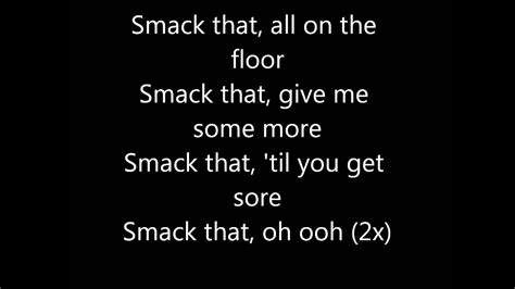 Akon - Smack That ft Eminem Lyrics + HQ - YouTube