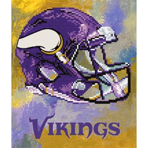 Minnesota Vikings NFL Team Pride Diamond Painting Craft Kit, 15.4 x 12.8 in - Harris Teeter