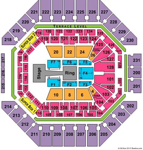 Att Center San Antonio Seating Chart With Seat Numbers - Chart Walls