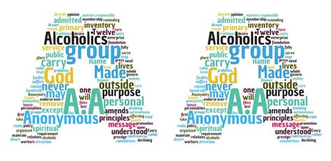 92 Days Sober Word Clouds of the 12 Steps and 12 Traditions of AA ...