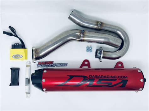 Dasa Exhaust Complete System Classic Edition Red Yamaha YFZ450R ...