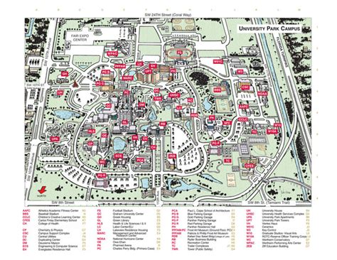 Florida International University Campus Map - Florida International ...