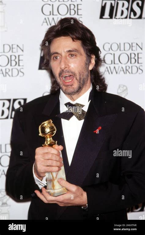 Al Pacino at The 50th Annual Golden Globe Awards at Beverly Hilton ...