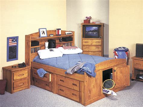 Twin Captains Beds with Storage | Foter