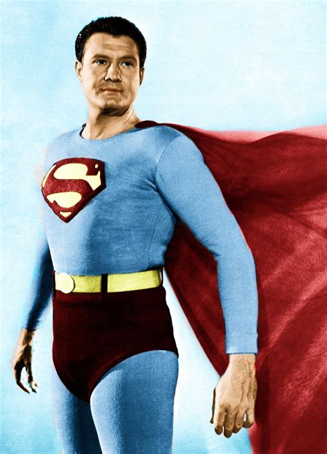 George Reeves as Superman (50's TV serial ) : OldSchoolCool