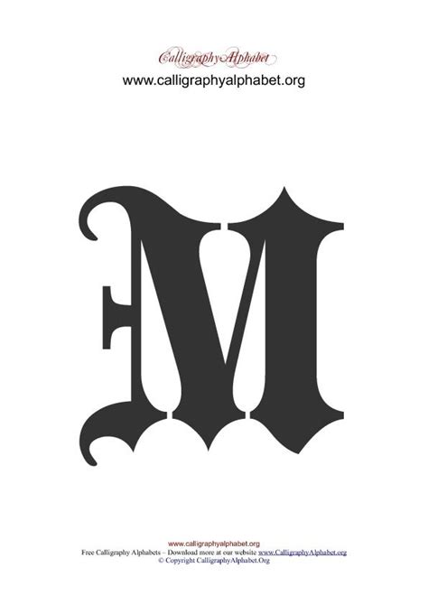 Letter m tattoo fonts - thinkvolf