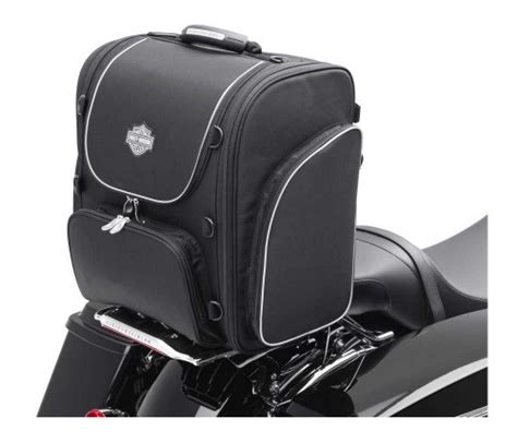 Harley-Davidson® Bar & Shield Zippered Touring Luggage Bag Black Nylon ...