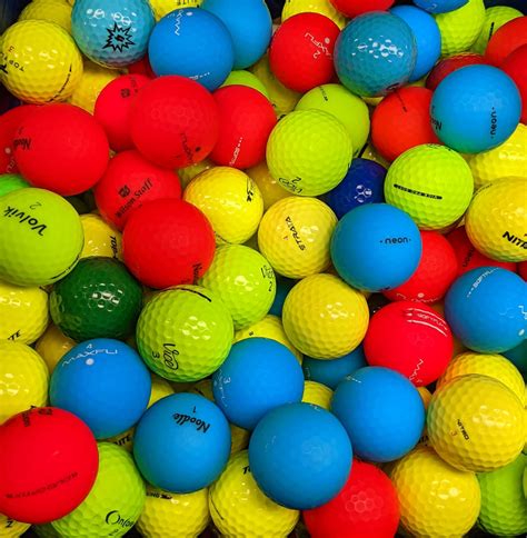 colored used golf balls – AAA Used Golf Balls