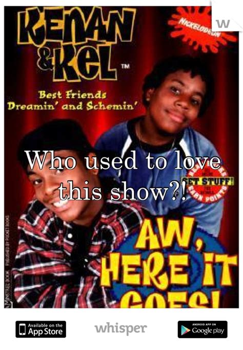 Who used to love this show?! | Kenan and kel, 90s tv shows, Kids memories