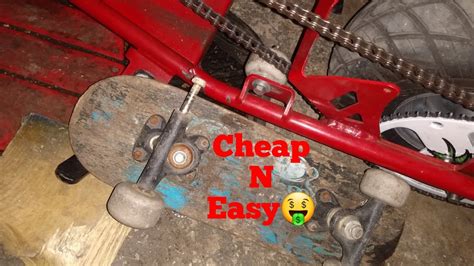 How to Make a Mini Bike Chain Tensioner! - YouTube